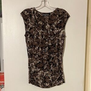 Classiques Entier scoop neck silk blend top